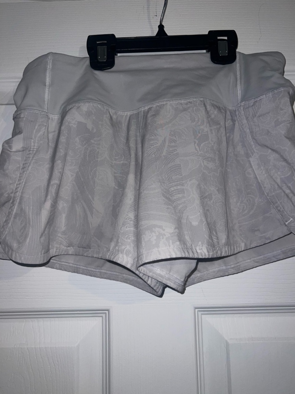 lululemon athletica Light Gray Athletic Skort Shorts